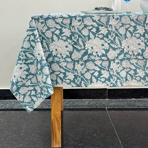 Floral Printed Linen Cotton <b>Tablecloth</b> Classic Woven Washable Home Durable Washable Customizable <b>Square</b> <b>Tablecloth</b> Weddings - Product Image 1