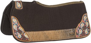 Couverture de selle en feutre de laine 2026 pour chevaux, confort optimal, équipement équestre, tapis en cuir pour dressage et saut d'obstacles - Product Image 4