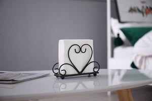 Metal Table Napkin Holder Freestanding <b>Tissue</b> Dispenser for Dining Table Kitchen Counter Restaurant Home Decor - Product Image 5