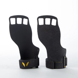 Poignée de maintien en cuir marron avec sangle réglable pour le soutien de la main, l'entraînement des doigts et la musculation de la paume, avec le meilleur service OEM - Product Image 2