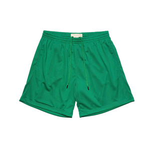 ซื้อเลย กางเกงวิ่งผู้ชายผ้าโพลีเอสเตอร์ตาข่าย OEM ขายส่ง กางเกงฟิตเนสระบายอากาศ กางเกงตาข่ายเรียบ น้ำหนักเบา ระบายอากาศได้ดี - Product Image 1