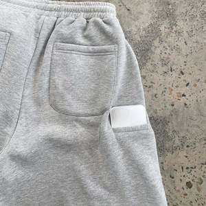 Pantalones Cortos Casuales de Forro Polar para Hombre, 100% Algodón, Gruesos, para Verano, Playa, Gimnasio, Secado Rápido, Transpirables, Cómodos, Cintura Elástica Personalizada - Product Image 2