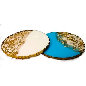 Posavasos de Resina Epoxi con Diseño Único y Fantástico, Posavasos de Resina de la Mejor Calidad para Cocina y Mesa a un Precio Razonable para India - Product Image 1