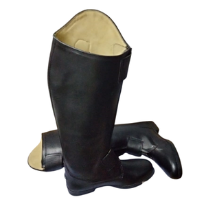 Bottes d'équitation western légères en cuir véritable, confortables et durables, avec fermeture éclair YKK et semelle TPR - Product Image 1