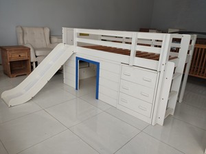 Cama alta para niños 218, de paquete plano desmontaje de muebles, fabricante de Vietnam, productos de alta calidad, Construcción fuerte - Product Image 4