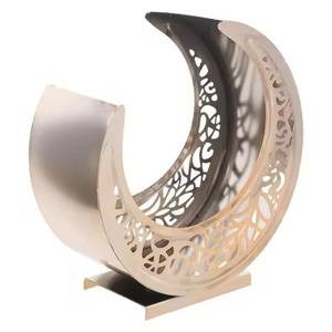 Exclusivo Plato de Metal Hecho a Mano para Servir Dátiles en Ramadán, Lujoso Plato para Servir Frutos Secos, Apto para Microondas, para Fiestas de Iftar - Product Image 6