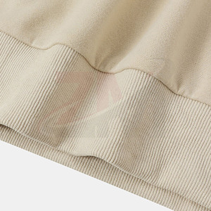Pull-over bicolore avec poche avant, disponible en plusieurs coloris, avec logo personnalisé, tissu 100% coton original. - Product Image 4