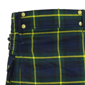 Jupe écossaise plissée marron clair pour homme, en cuir de haute qualité, personnalisable avec logo, style traditionnel, pour festivals et utilisation quotidienne - Product Image 6