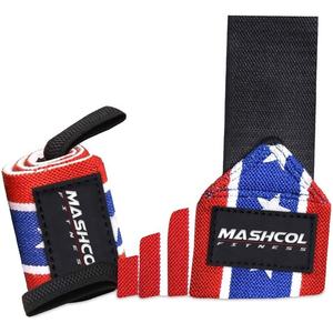 Venta al por mayor Unisex 80% Algodón 20% Goma Super Heavy Duty Gym Muñequeras Transpirable Power Lifting Support Straps con Thumb Loops - Product Image 4