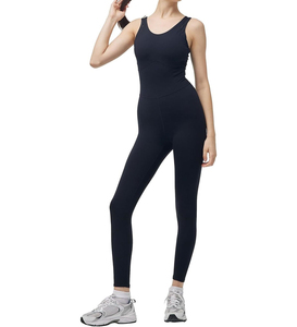 custom logo training apparel <b>jumpsuit</b> bulk supply premium athletic activewear <b>jumpsuit</b> supplier custom logo performance women - Product Image 5