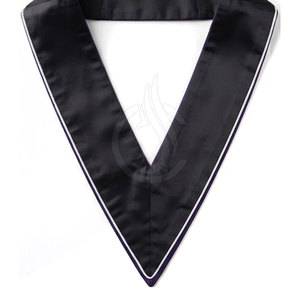 Collier maçonnique en soie de qualité supérieure, léger, confortable, au style épuré, personnalisable pour les événements formels, les cérémonies et les cadeaux - Product Image 6