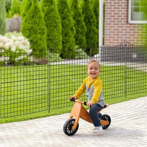 Recinzione da Giardino in Composito WPC 6ft X 7ft 5 Pannelli con Picchetti Facile da Installare per Bordi del Giardino - Product Image 2