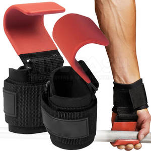 Ganchos de Entrenamiento para Gimnasio, Ganchos para Levantamiento de Pesas, Correas de Soporte para Muñecas, Gancho Negro para Levantamiento de Pesas - Product Image 6