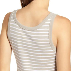 Débardeur Femme Décontracté en Coton Taille US pour Fabrication OEM ODM Débardeur Femme Côtelé Vente en Gros Logo Personnalisé - Product Image 6