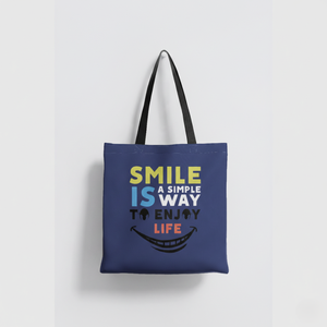 Bolsa de algodón estampada Bolsa de compras ecológica ligera para todas las ocasiones y multiusos - Product Image 3