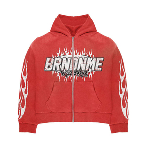 Service OEM, ensemble de jogging personnalisé en deux pièces, survêtement avec logo imprimé sur mesure, pantalon baggy, vêtements de sport, fabrication de survêtements pour hommes - Product Image 2