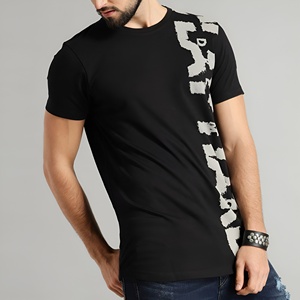 T-shirt unisexe imprimé graphique 100% coton, coupe décontractée, col rond, manches courtes, style streetwear décontracté, t-shirt confortable et tendance - Product Image 5