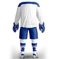 Uniforme de Hockey sobre Hielo Unisex, Nuevo Modelo 2026, Conjunto Completo, Construcción Duradera de Poliéster, Tela Elástica Transpirable para un Movimiento Fácil
