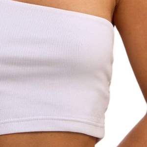 Custom <b>Women's</b> Strapless Knitted Tank <b>Top</b> Solid <b>White</b> Casual Short Length - Product Image 6