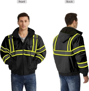 Professional Winter Safety <b>Jacket</b> Waterproof Insulated Workwear Premium Manufacturer Bulk Orders - Product Image 2
