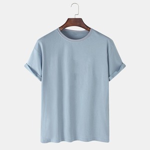 T-shirts pour hommes de qualité supérieure, t-shirt personnalisé de haute qualité, 100% coton, t-shirt en coton premium, impression de logo personnalisé - Product Image 1