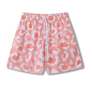 Pantalones Cortos Deportivos de Malla de Poliéster de Alta Calidad con Logotipo Personalizado, Color Verano, para Hombre, Estilo Jogger, Entrepierna de 5 Pulgadas, Resistentes al Viento, con Cordón Ajustable y Cintura Media - Product Image 3