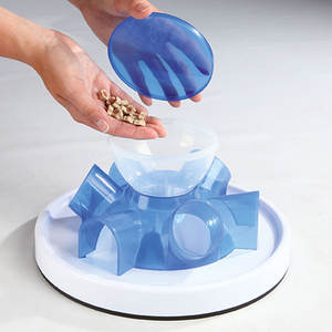 Interactive 28 Cm/14 cm <b>Cat</b> Activity <b>Tunnel</b> Feeder for Pet Movement & Entertainment Toys - Product Image 2