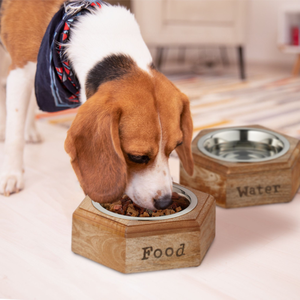 Vente en gros de gamelles pour animaux de compagnie en bois rustique de qualité supérieure, gamelles pour chiens, prix avantageux, provenance Vietnamienne - Product Image 4