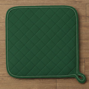 Support de casserole en coton de couleur unie avec boucle de suspension Coussin chauffant matelassé résistant à la chaleur pour la cuisson au four et les grillades - Product Image 3