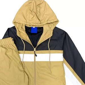 Top Trending Stylish Windbreaker Tracksuits for Men's Training Outdoor Two Piece Sets for Gents Custom <b>Rain</b> Windbreaker <b>Jacket</b> - Product Image 5