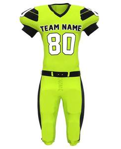 Uniforme de Fútbol Americano Personalizado para Equipos Nacionales, Diseño Impreso en Pantalones Cortos, Tela Transpirable, Logotipo de Color Personalizado de Alta Calidad - Product Image 1