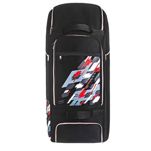 Custom Logo Heavy Duty Large Cricket <b>Travel</b> <b>Bag</b> <b>Wheeled</b> Duffel Gear Holdall <b>Bag</b> with Bat Pocket Shoe Compartment for Player - Product Image 1