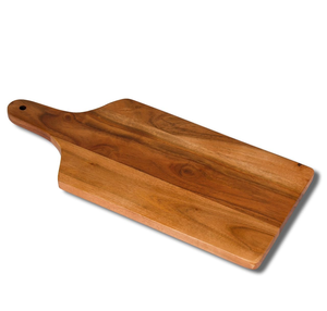 Planche à découper en bois d'acacia de qualité professionnelle avec poignée, 2 pièces, produit très demandé, bloc à découper en bois - Product Image 5