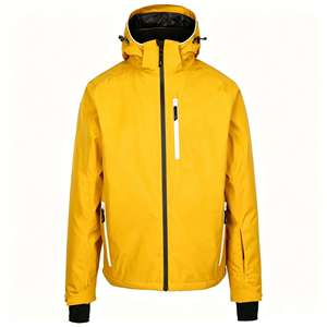 Veste bomber à capuche ample pour homme, fermeture éclair, imperméable, coupe-vent, écologique, streetwear printemps - Product Image 3