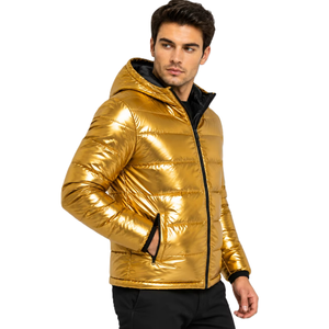 Veste matelassée à capuche de haute qualité, conçue avec une isolation légère offrant une chaleur fiable, un confort élégant et une protection moderne - Product Image 4