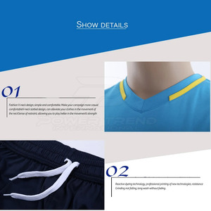 Uniforme de volley-ball personnalisé professionnel, 100% polyester, tissu léger, respirant et anti-humidité, unisexe pour les sports - Product Image 5