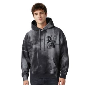 Custom Graphic Cotton Men <b>Tie</b> Dye Hoodies Retro Wash Oversized Pullover Casual Streetwear Drop Shoulder <b>Vintage</b> Relaxed Hoodies - Product Image 5