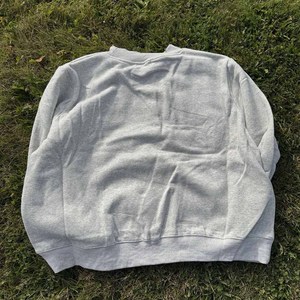 Women's Parke-style <b>Mock</b> <b>Neck</b> Lightweight Oversized Streetwear Sweatshirt Pink Solid Long Sleeve Cotton Casual Varsity Style - Product Image 2