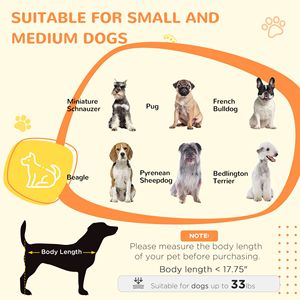 Cuccia per Cani Marrone Noce con Porta Bloccabile, Tavolino Laterale da Interno per Cani di Piccola e Media Taglia - Product Image 3
