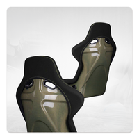 Siège de course ergonomique universel grand et haut en tissu Kevlar Apex