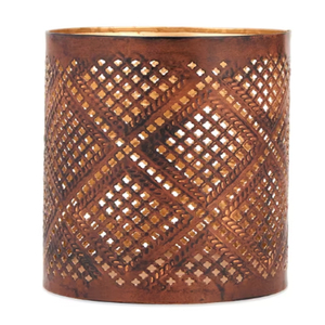 Brown Metal Cutwork Moroccan Votive Holder New Design Metal Votive Candle Holders Cylindrical Metal Candle Votive Holder - Product Image 4