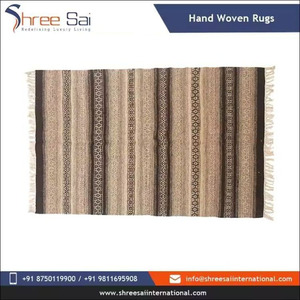 Ensembles de tapis faits main en laine et coton, qualité supérieure, motif abstrait, écologiques, adaptés aux animaux domestiques, disponibles en gros - Product Image 3