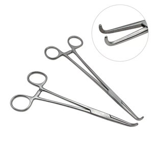 Pinza Hemostática de Pedículo Renal de Alta Calidad, Pinza de Bloqueo para Arterias, Instrumento Quirúrgico de Acero Inoxidable Alemán con Certificación CE - Product Image 1