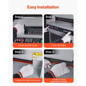 Heavy-Duty Steel Blade Replacement for Professional G450VS+ <b>Paper</b> <b>Trimmer</b> Professional <b>Paper</b> Cutter Machine Spare Blade - Product Image 5