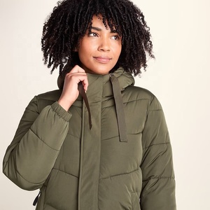 Chaqueta Acolchada Larga y Gruesa para Mujer, con Capucha y Bolsillos, Parka de Invierno - Product Image 5