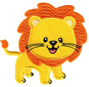 Patchs brodés personnalisés en tissu non-tissé thermocollants, motifs têtes de tigre et de lion, pour accessoires vestimentaires animaux, approvisionnement en gros usine - Product Image 1