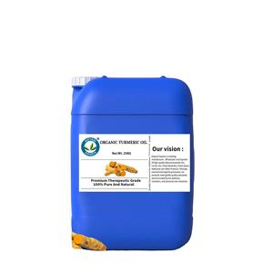 Huile essentielle de curcuma bio en gros (Curcuma longa) distillée à la vapeur, formule d'aromathérapie, fabricant en Inde - Product Image 1