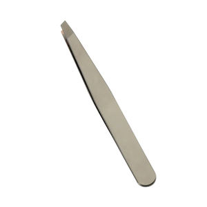Ensemble de pinces à épiler professionnelles en acier inoxydable de couleur personnalisée, pointe inclinée pour l'épilation des sourcils, réutilisables, durables, de luxe - Product Image 4