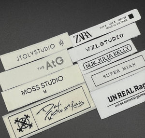 Étiquettes personnalisées de haute qualité pour les vêtements, logo de marque tissé, étiquette personnalisée pour le logo de marque, étiquettes tissées - Product Image 4