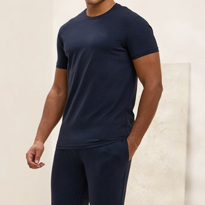 Camisetas de Manga Corta para Hombre, de Algodón Puro de 220g, Transpirables, con Absorción de Humedad, Estampado en Relieve, Personalizables, para Verano - Product Image 3